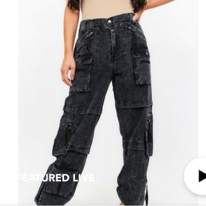 New Never Worn Oli & Hali Mineral Washed Cargo Pants